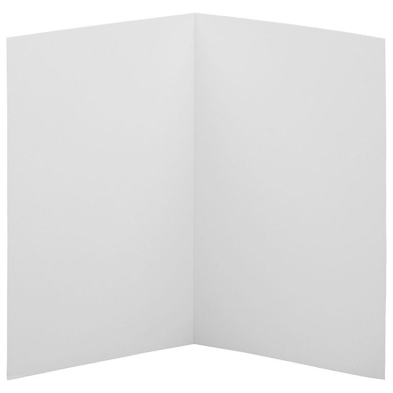LUXPaper A6 Folded Cards | 4 5/8" x 6 1/4" | White | 100lb. Cover | 50 Qty - Image 3